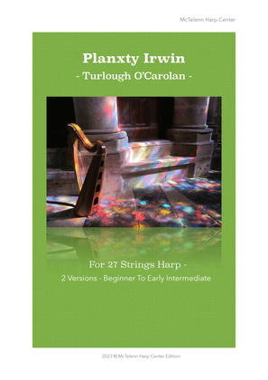Planxty Irwin By Turlough O'Carolan - 2 versions & 27 String Harp | McTelenn Harp Center
