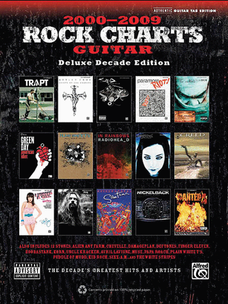 Rock Charts Guitar 2000-2009 - Deluxe Decade Edition