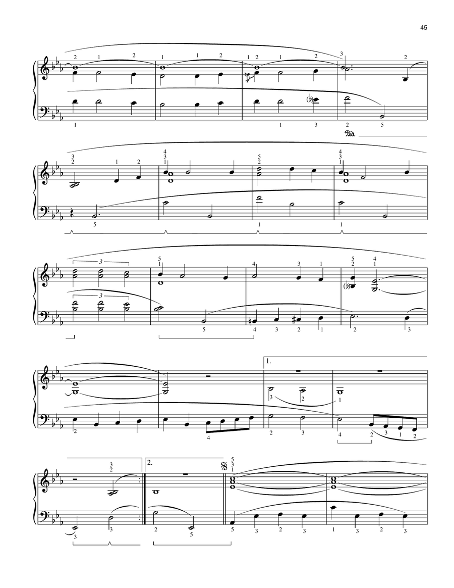 The Three Caballeros (Ay Jalisco No Te Rajes) Piano Solo scores gallery preview page 2