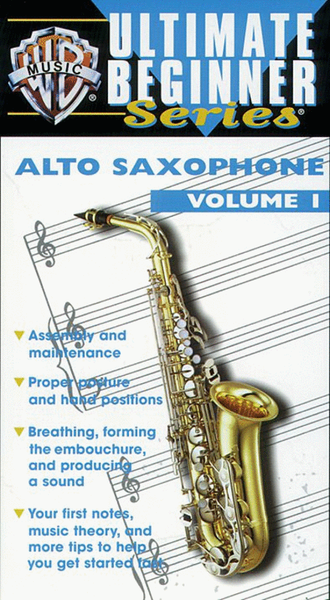 Ultimate Beginner Series - Alto Sax, Volume 1 (VHS)