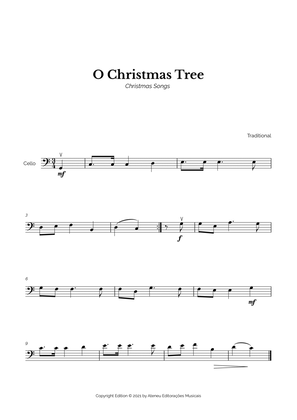 Book cover for O Christmas Tree for Easy Cello Solo