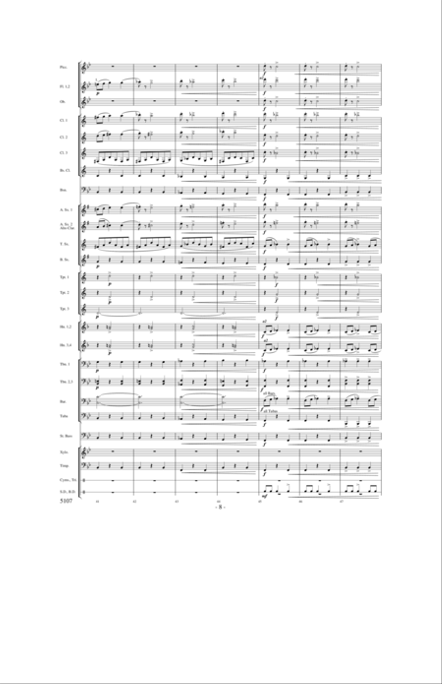 Slavonic Dance No. 1 Slavonic Dance No. 1 Concert Band scores gallery preview page 7