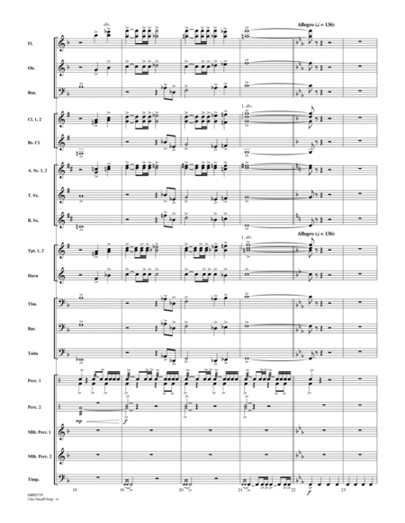 One Small Step - Conductor Score (Full Score)