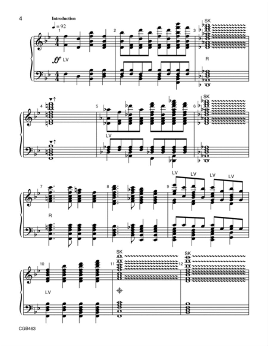 Angels from the Realms of Glory (Handbell Score) Handbell Choir scores gallery preview page 4