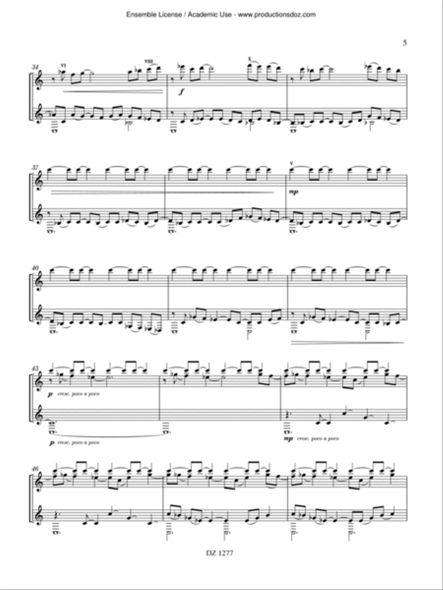 Yangissê Jarabi Yangissê Jarabi Classical Guitar scores gallery preview page 5