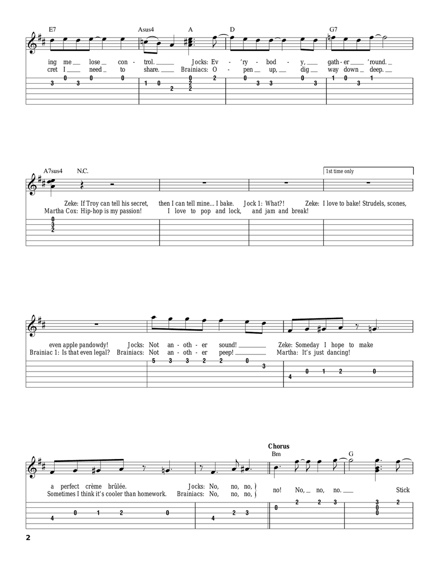 Stick To The Status Quo Acoustic Guitar scores gallery preview page 2