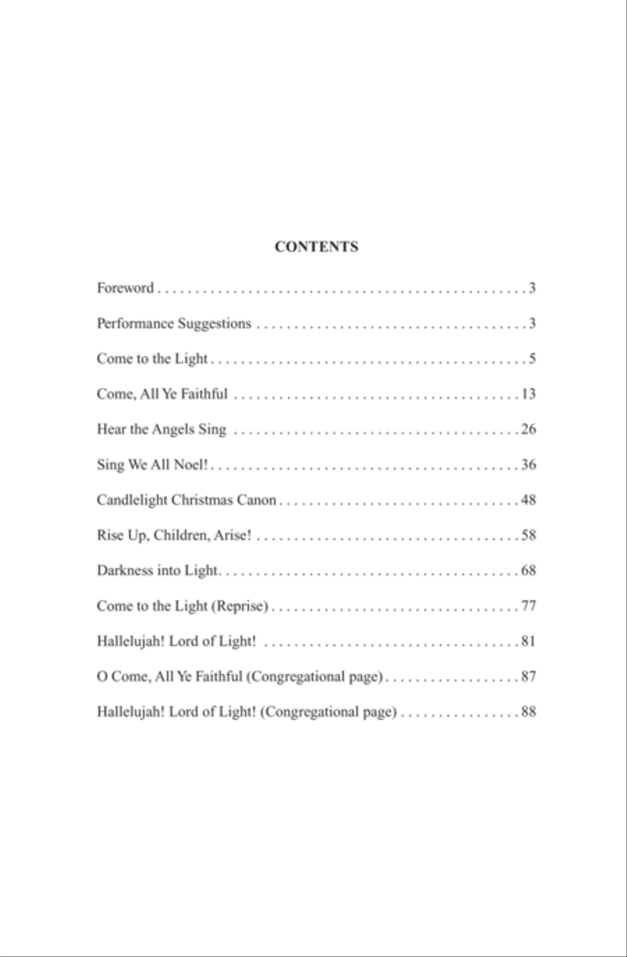 Darkness into Light 4-Part scores gallery preview page 3