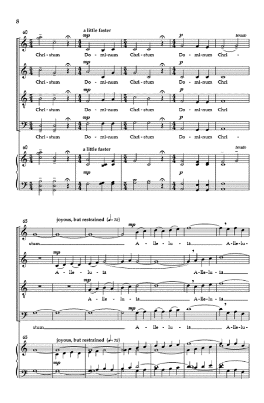 O Magnum Mysterium (SATB divisi) Divisi scores gallery preview page 7