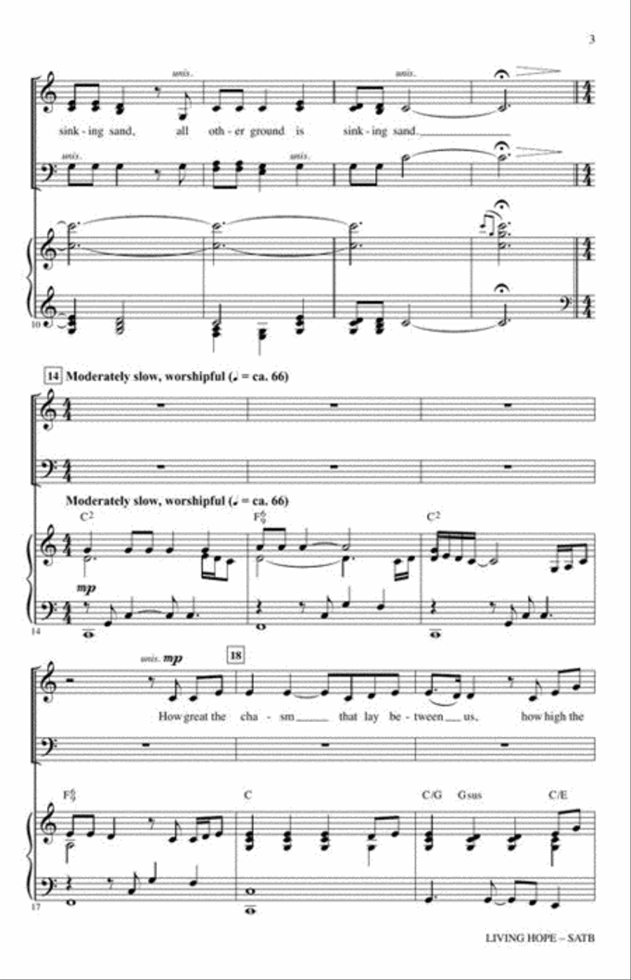 Living Hope Living Hope 4-Part scores gallery preview page 4