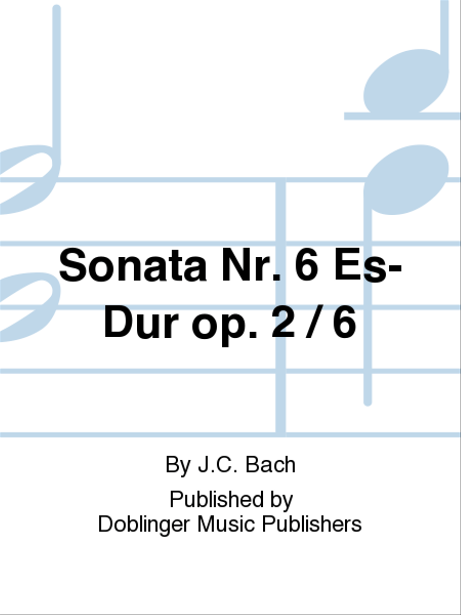 Sonata Nr. 6 Es-Dur op. 2 / 6 Piano Trio scores gallery preview page 1