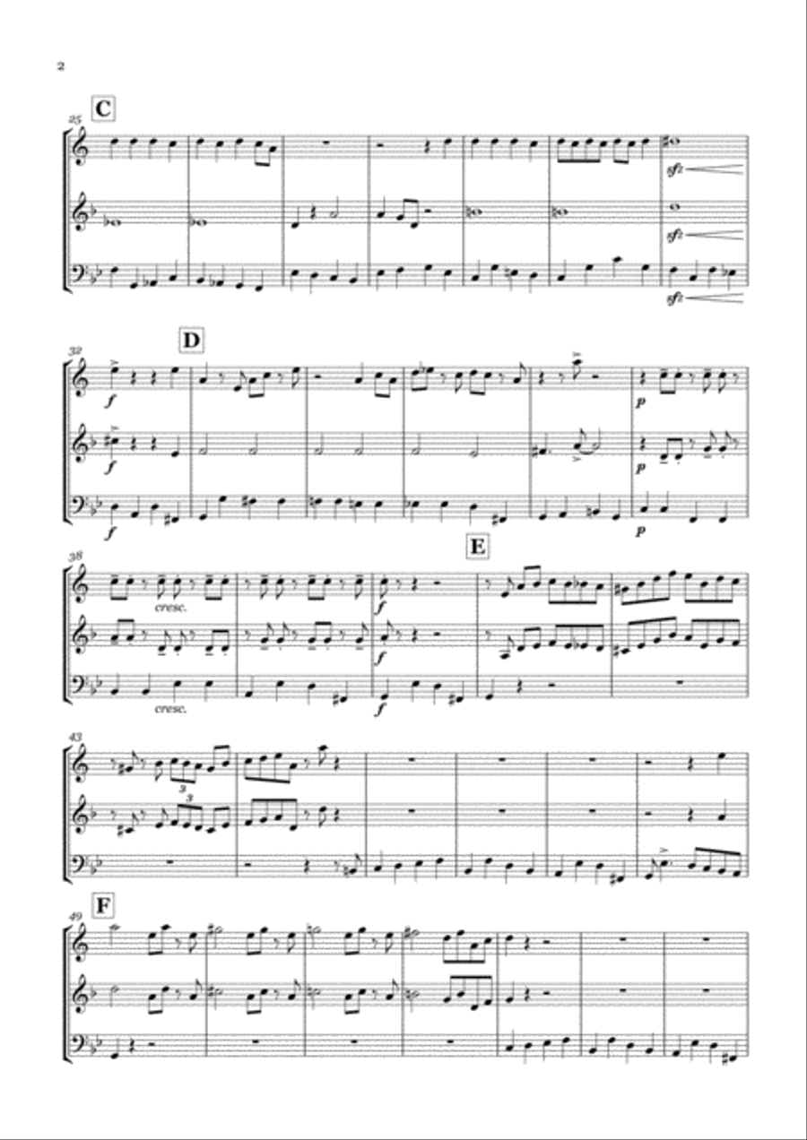It Don't Mean A Thing (If It Ain't Got That Swing) Brass Ensemble scores gallery preview page 2
