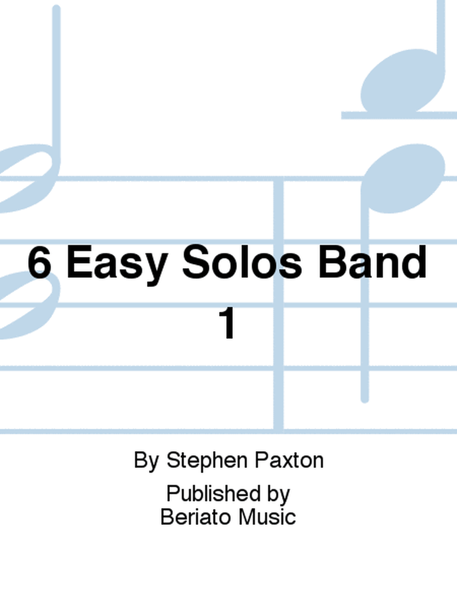 6 Easy Solos Band 1