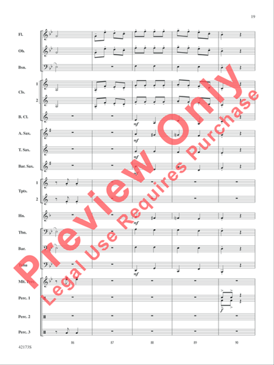 Jingle Band! Concert Band scores gallery preview page 12