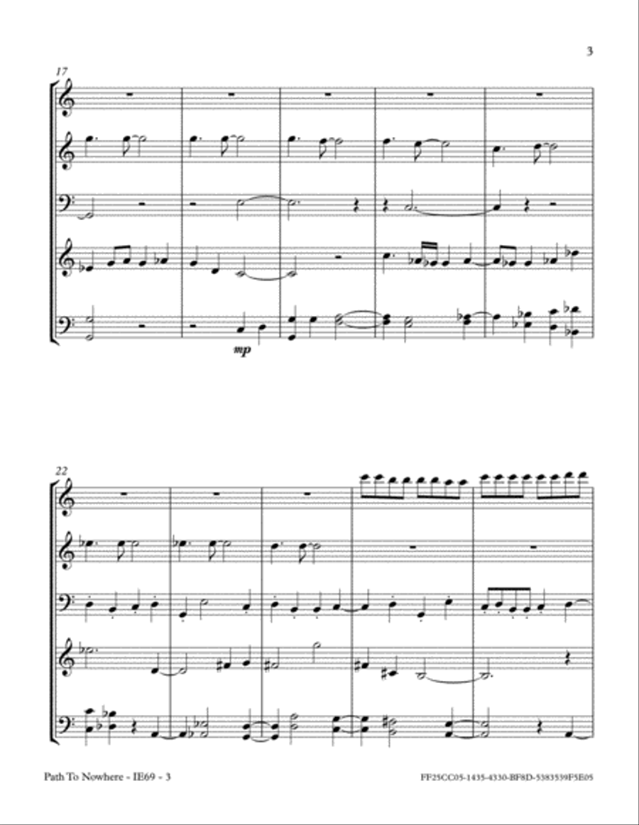 Path To Nowhere Small Ensemble scores gallery preview page 3