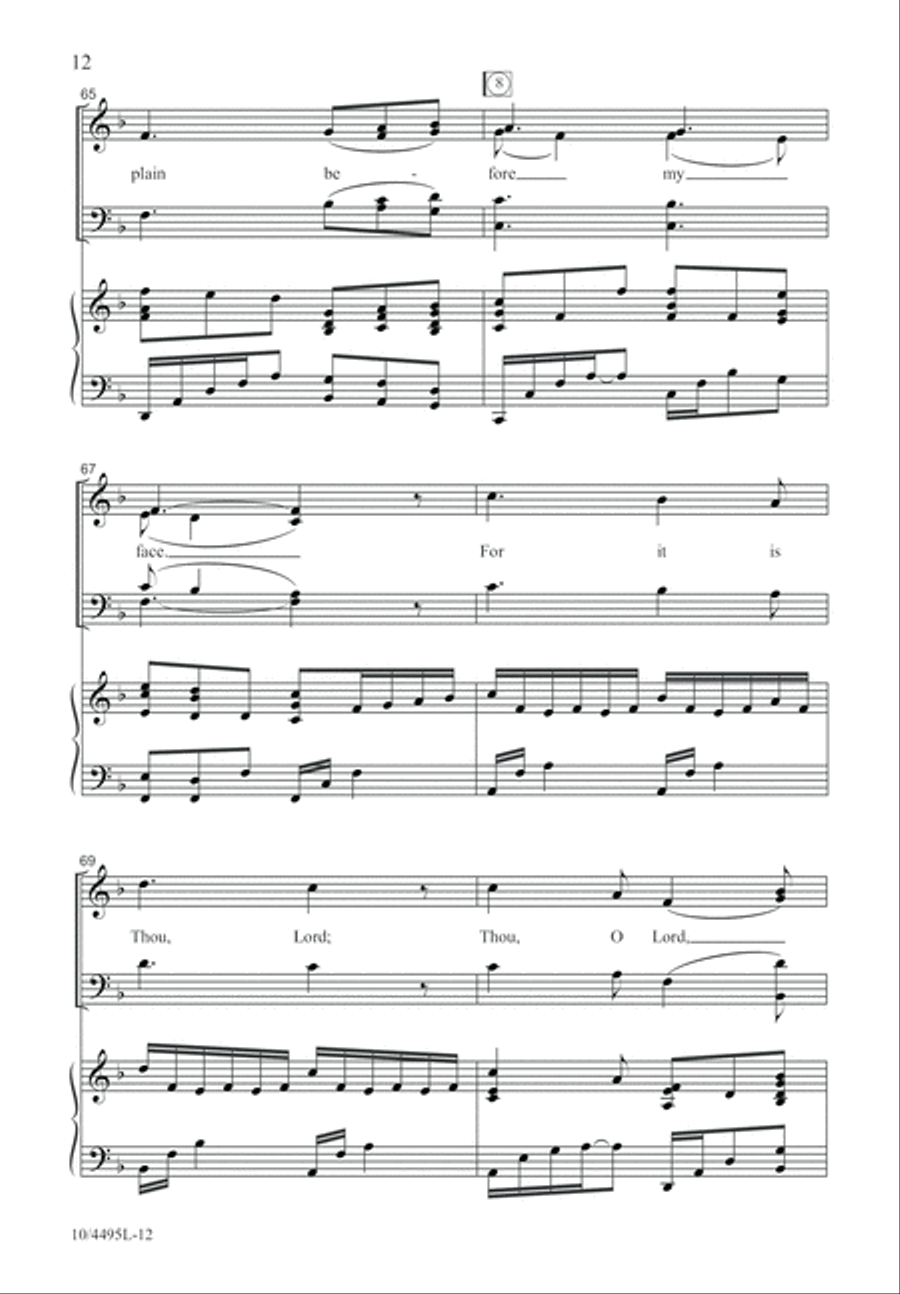 Lead Me, Lord Lead Me, Lord 4-Part scores gallery preview page 13