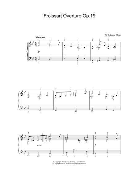 Froissart Overture Op.19