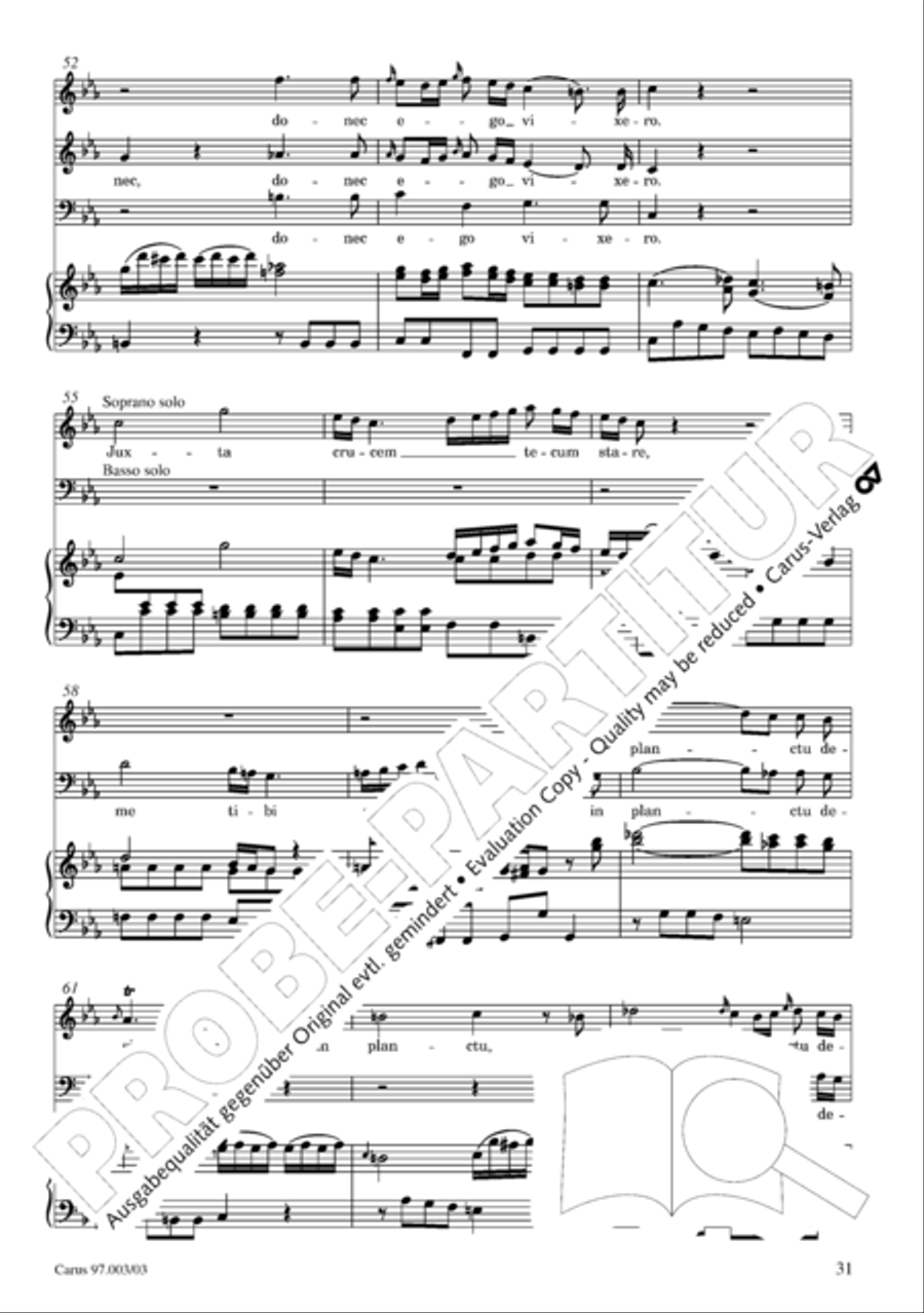 Stabat mater Stabat mater 4-Part scores gallery preview page 32