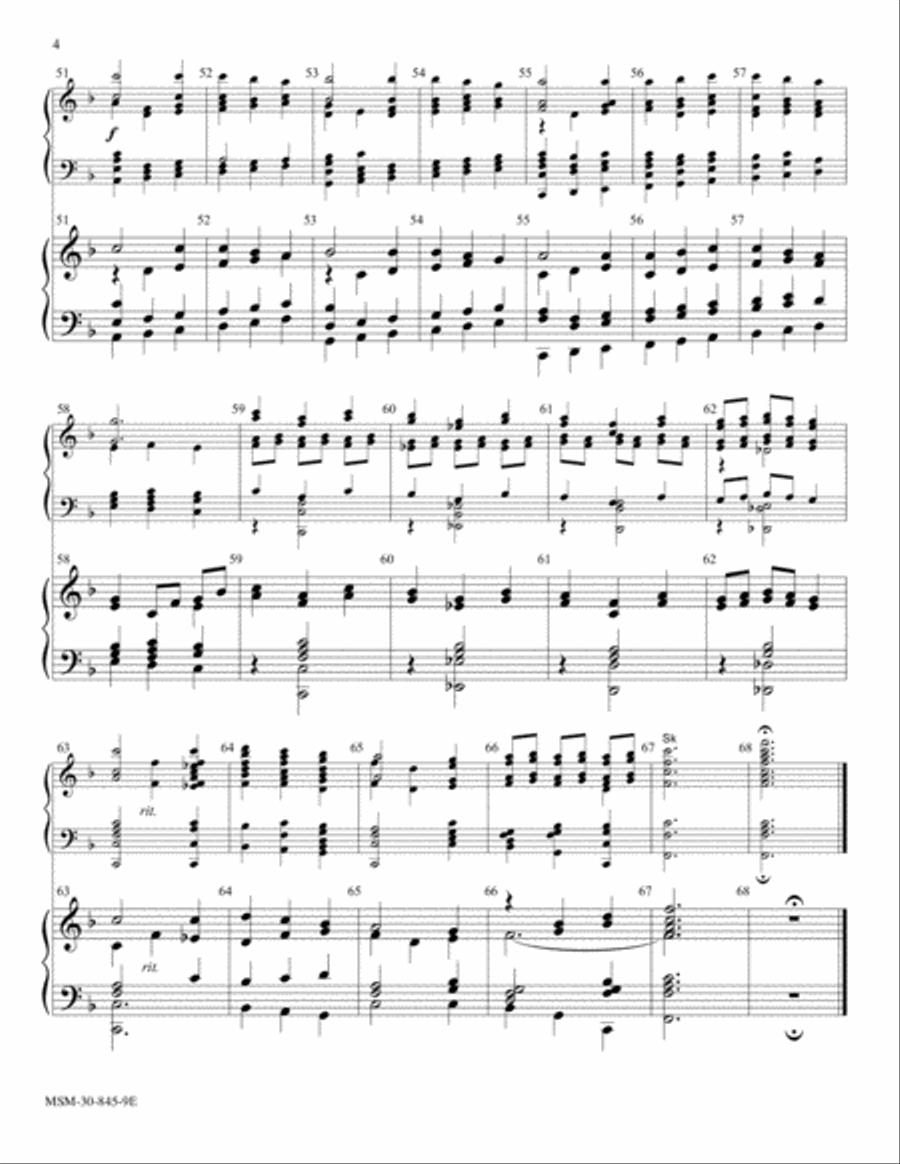 Hyfrydol Choir scores gallery preview page 4