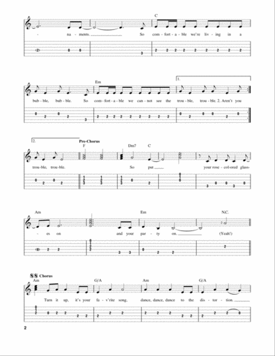 Chained To The Rhythm Chained To The Rhythm Acoustic Guitar scores gallery preview page 2