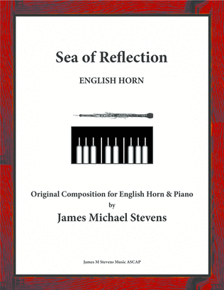 Book cover for Sea of Reflection - English Horn & Piano
