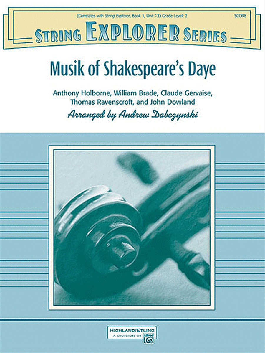 Musik of Shakespeare's Daye String Orchestra scores gallery preview page 1