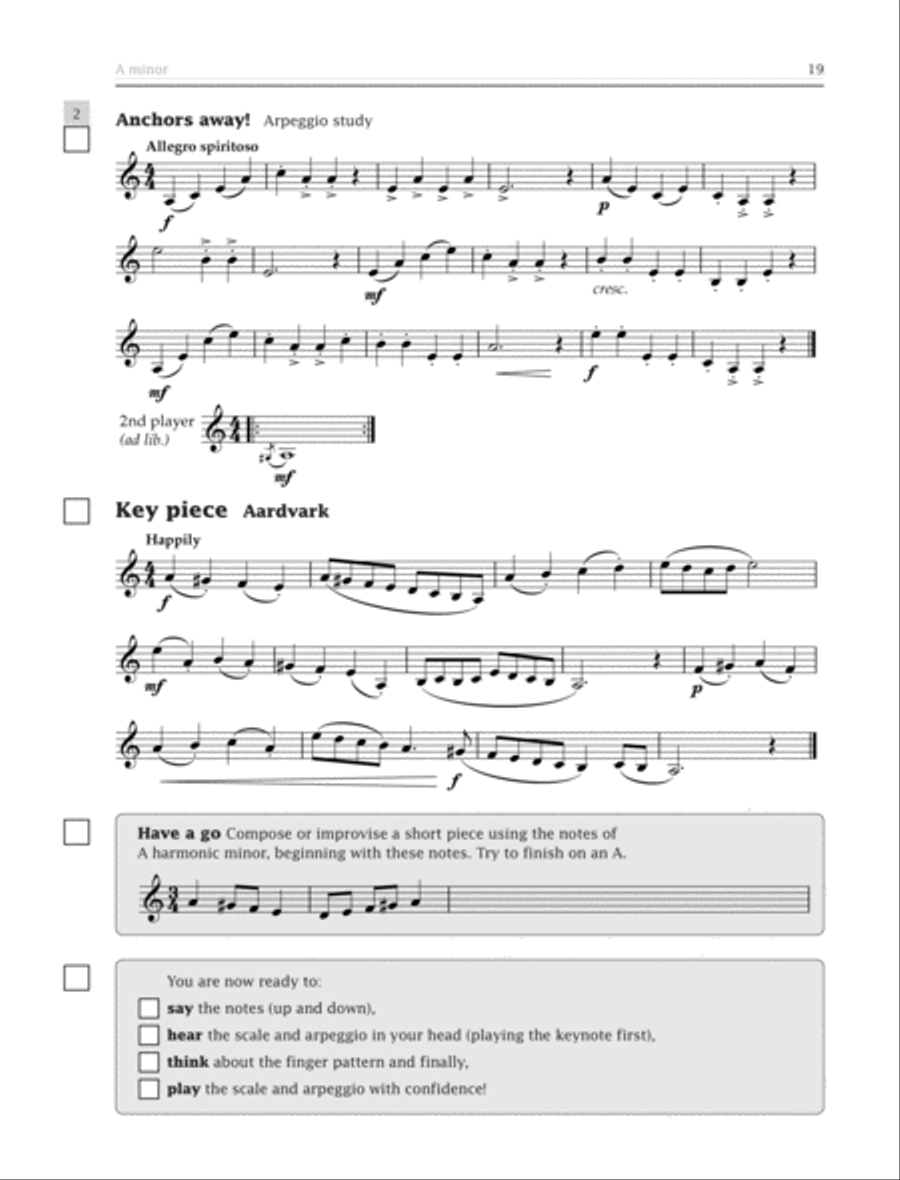 Improve Your Scales! Clarinet, Grades 1-3 Clarinet scores gallery preview page 3