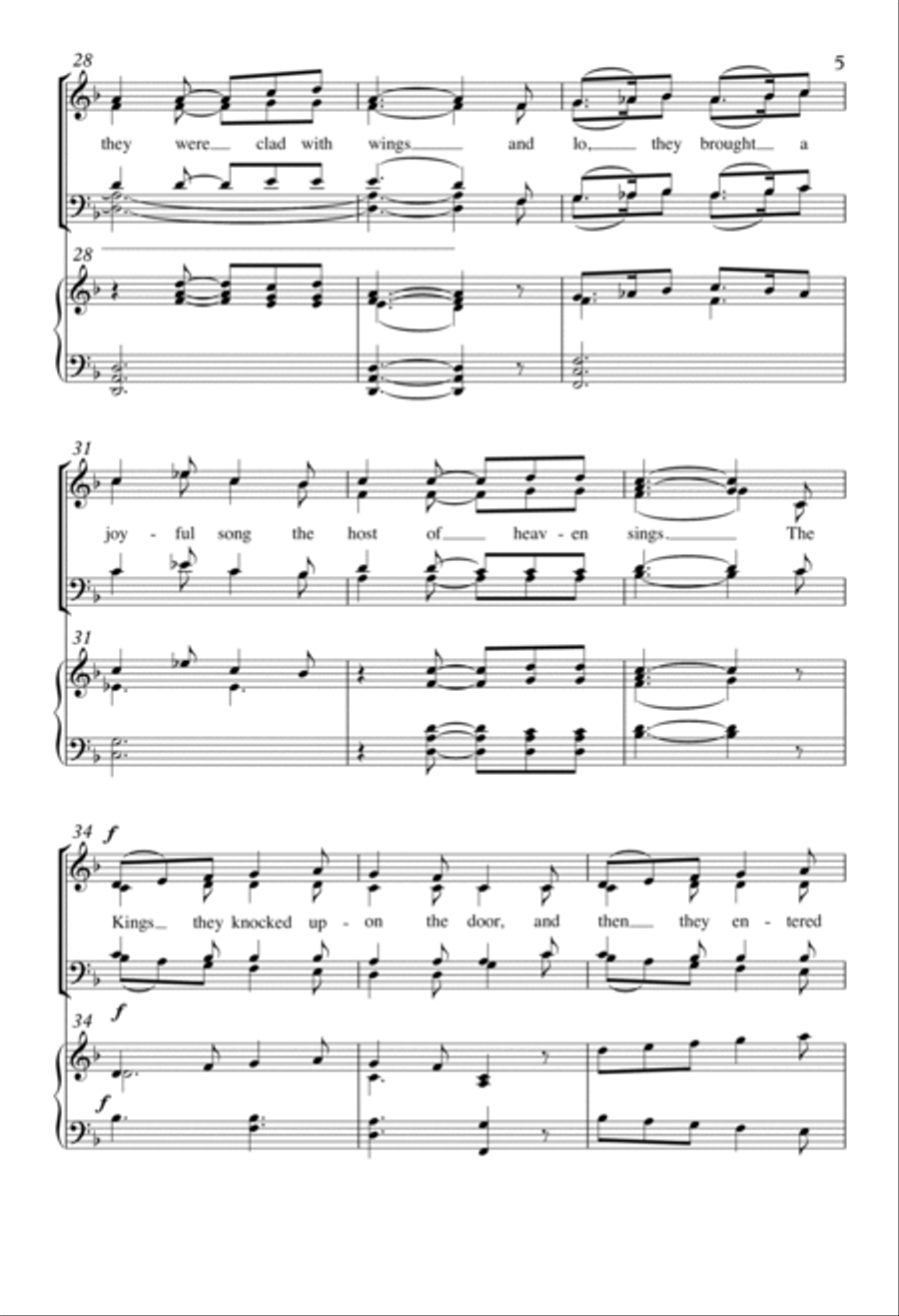 Christmas Carol Christmas Carol 4-Part scores gallery preview page 4