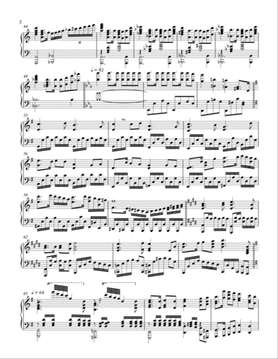 Speechless Speechless Piano Solo scores gallery preview page 2