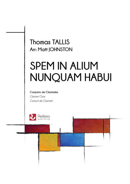 Spem in alium nunquam habui for Clarinet Choir