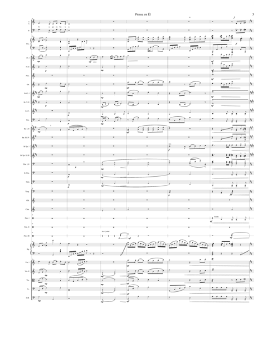Piensa en él Piensa en él Full Orchestra scores gallery preview page 5