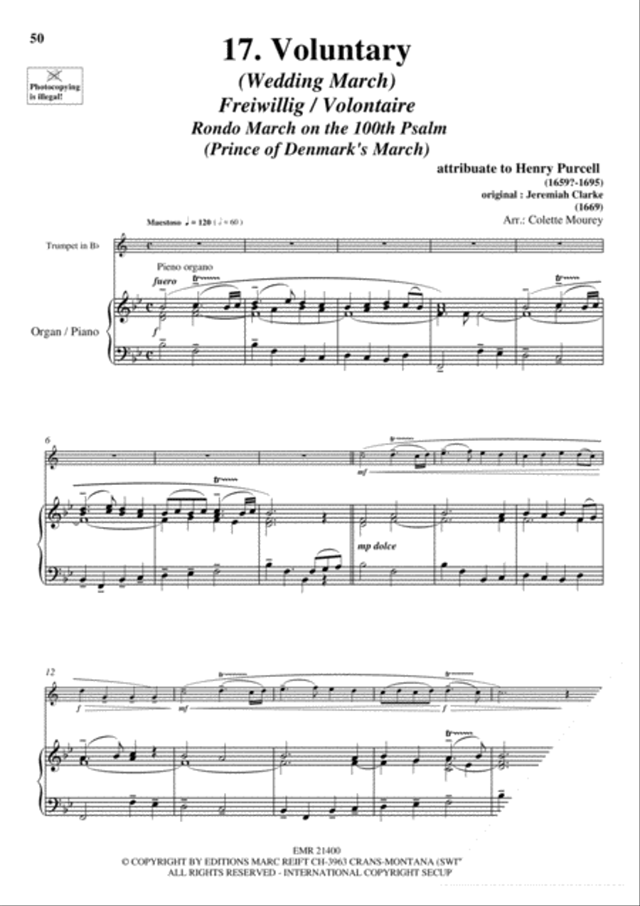20 Greatest Wedding Solos Cornet scores gallery preview page 19