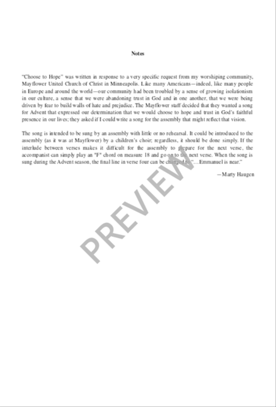 Choose to Hope 3-Part scores gallery preview page 3