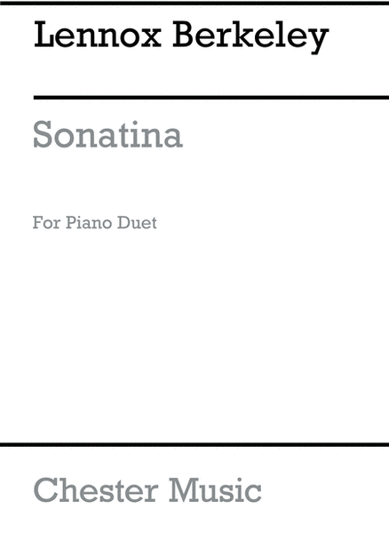 Sonatina In E Flat Major Op.39 For 4 Hands