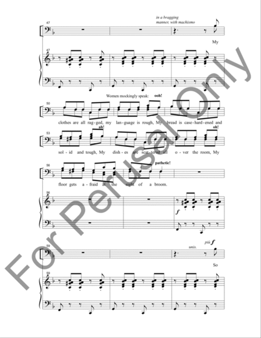 Deux Chansons Canadiennes 4-Part scores gallery preview page 6