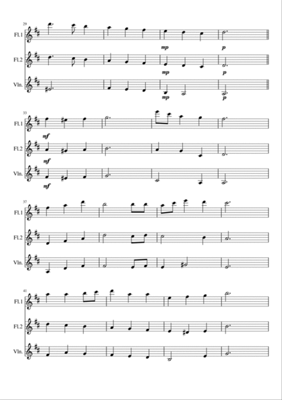 Wounded for Me Small Ensemble scores gallery preview page 3