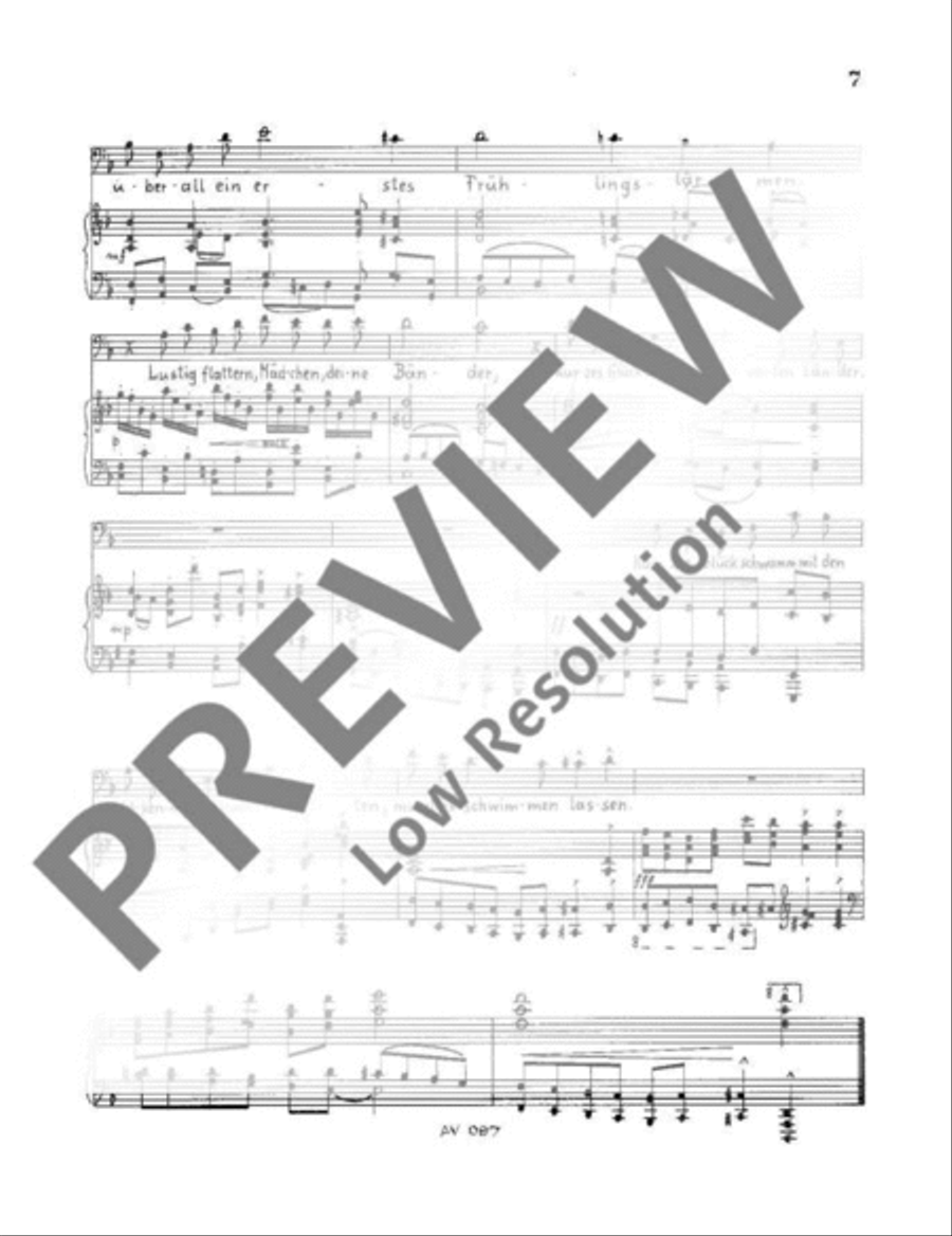 Monate im Lied Low Voice scores gallery preview page 10