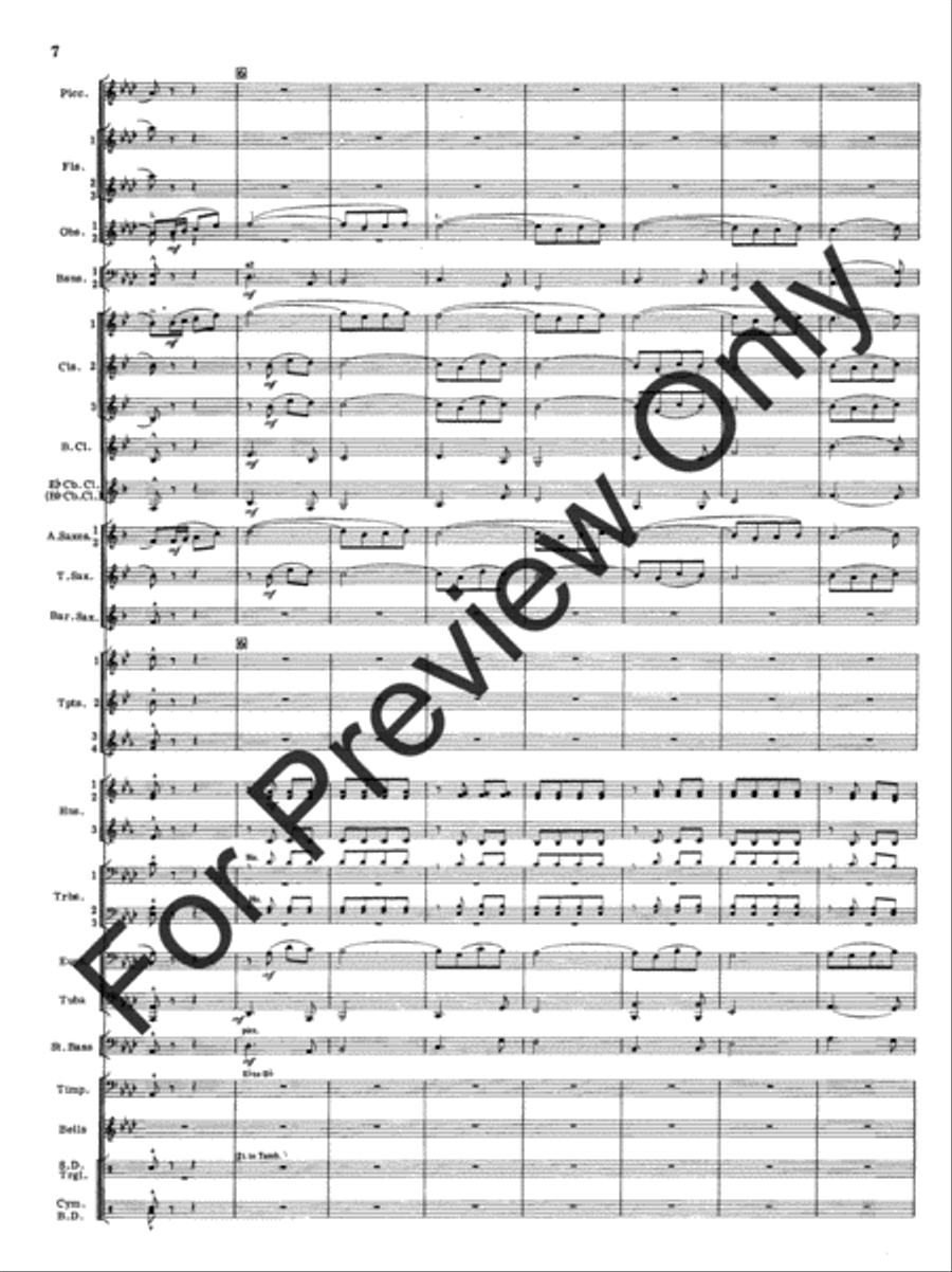 Appalachian Overture (Score) Concert Band scores gallery preview page 9