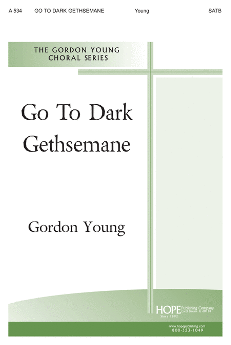 Go to Dark Gethsemane 4-Part scores gallery preview page 1