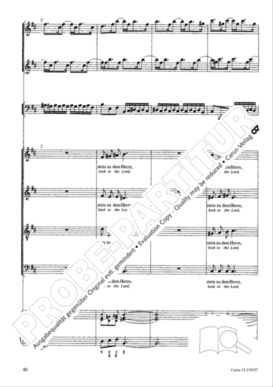 O my Lord, I long for thee (Nach dir, Herr, verlanget mich) 4-Part scores gallery preview page 41
