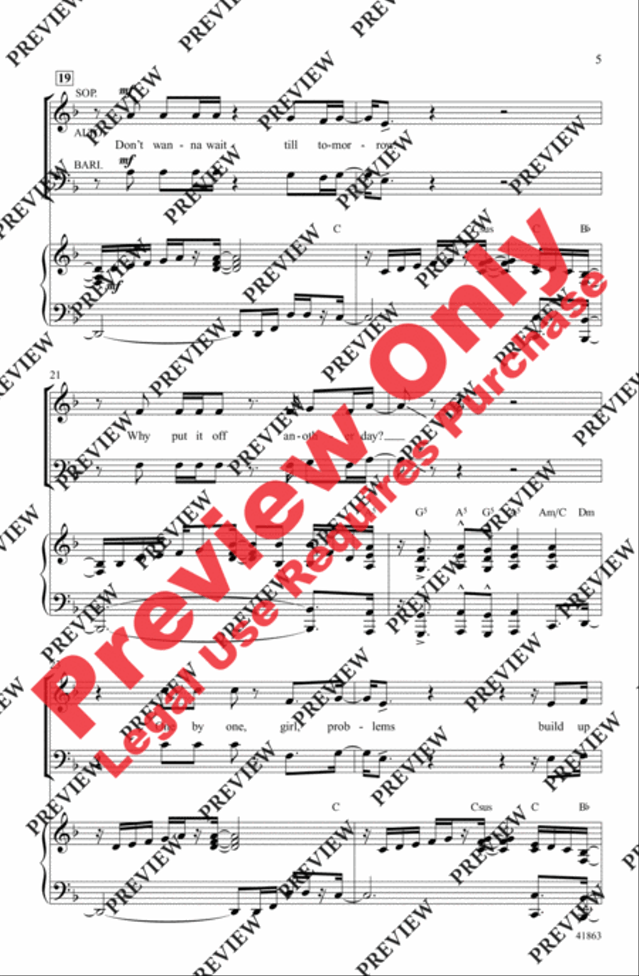 Right Now 3-Part scores gallery preview page 5
