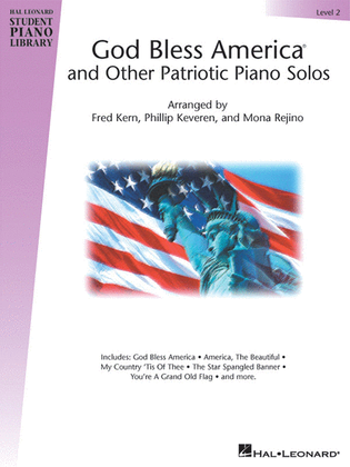 Book cover for God Bless America® and Other Patriotic Piano Solos – Level 2