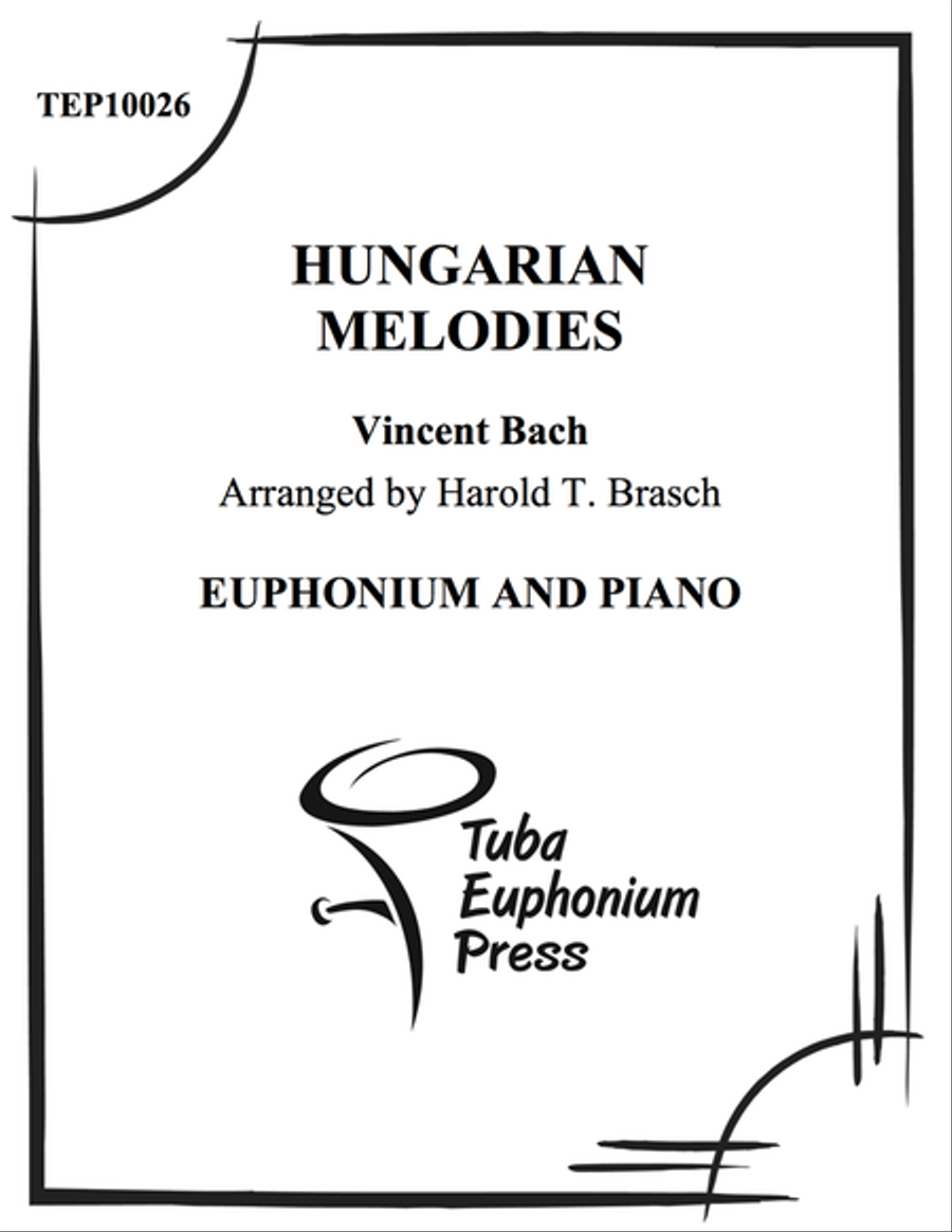Hungarian Melodies Hungarian Melodies Euphonium scores gallery preview page 1