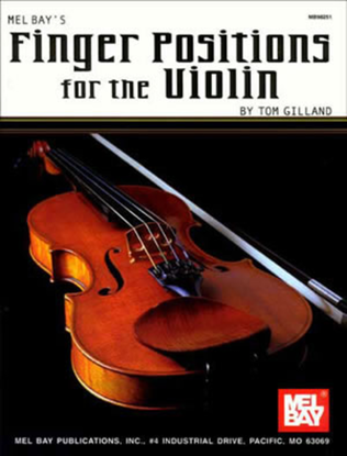 Book cover for Finger Positions for the Violin