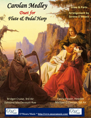 Carolan Medley, Duet for Flute & Pedal Harp