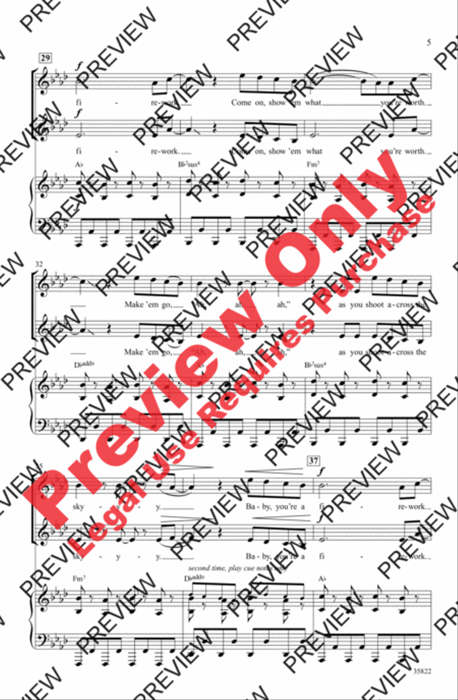 Firework Firework 2-Part scores gallery preview page 5