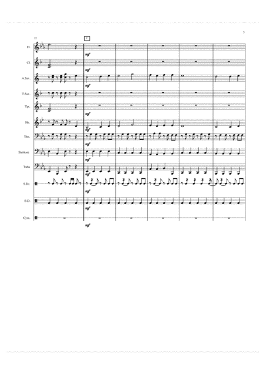 Southland March Concert Band scores gallery preview page 5