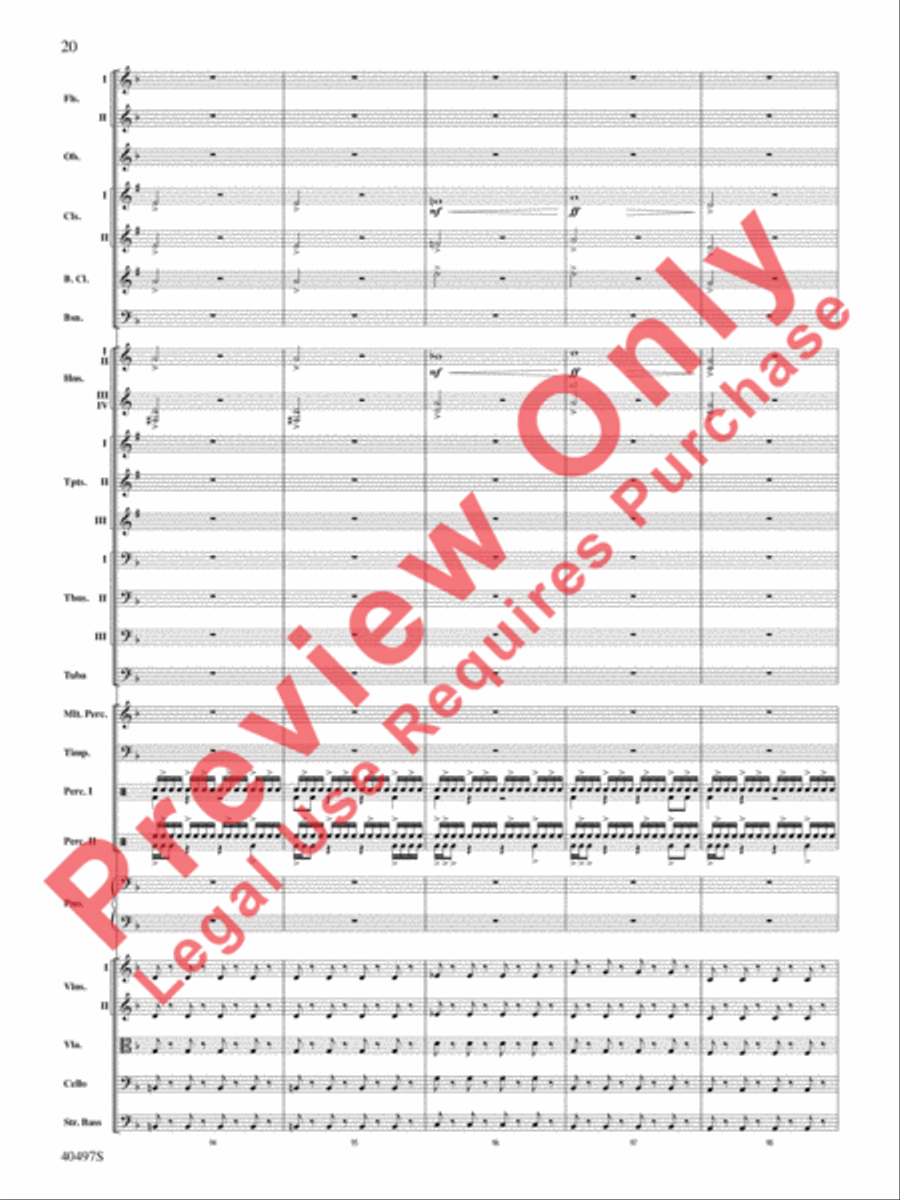 Batman: The Dark Knight Rises Full Orchestra scores gallery preview page 21