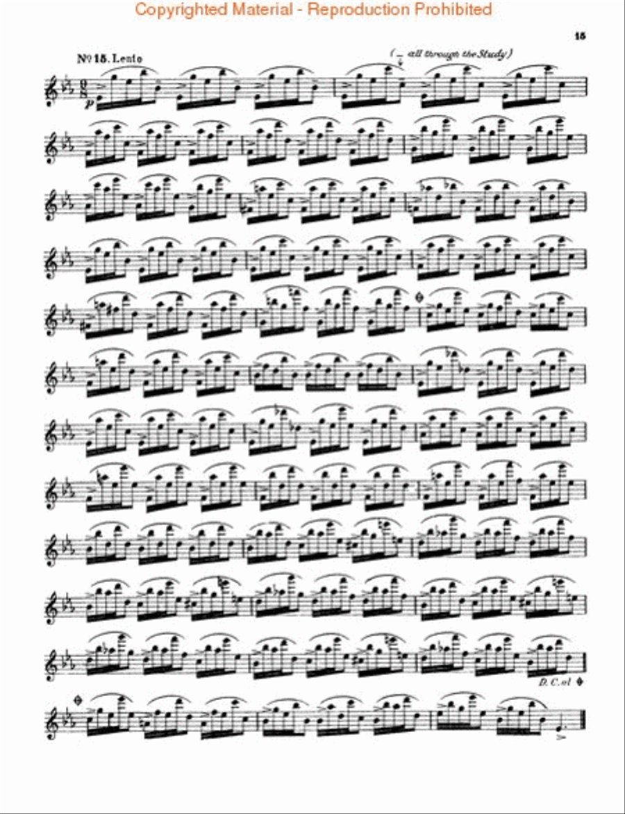 Eighteen Studies Flute scores gallery preview page 4