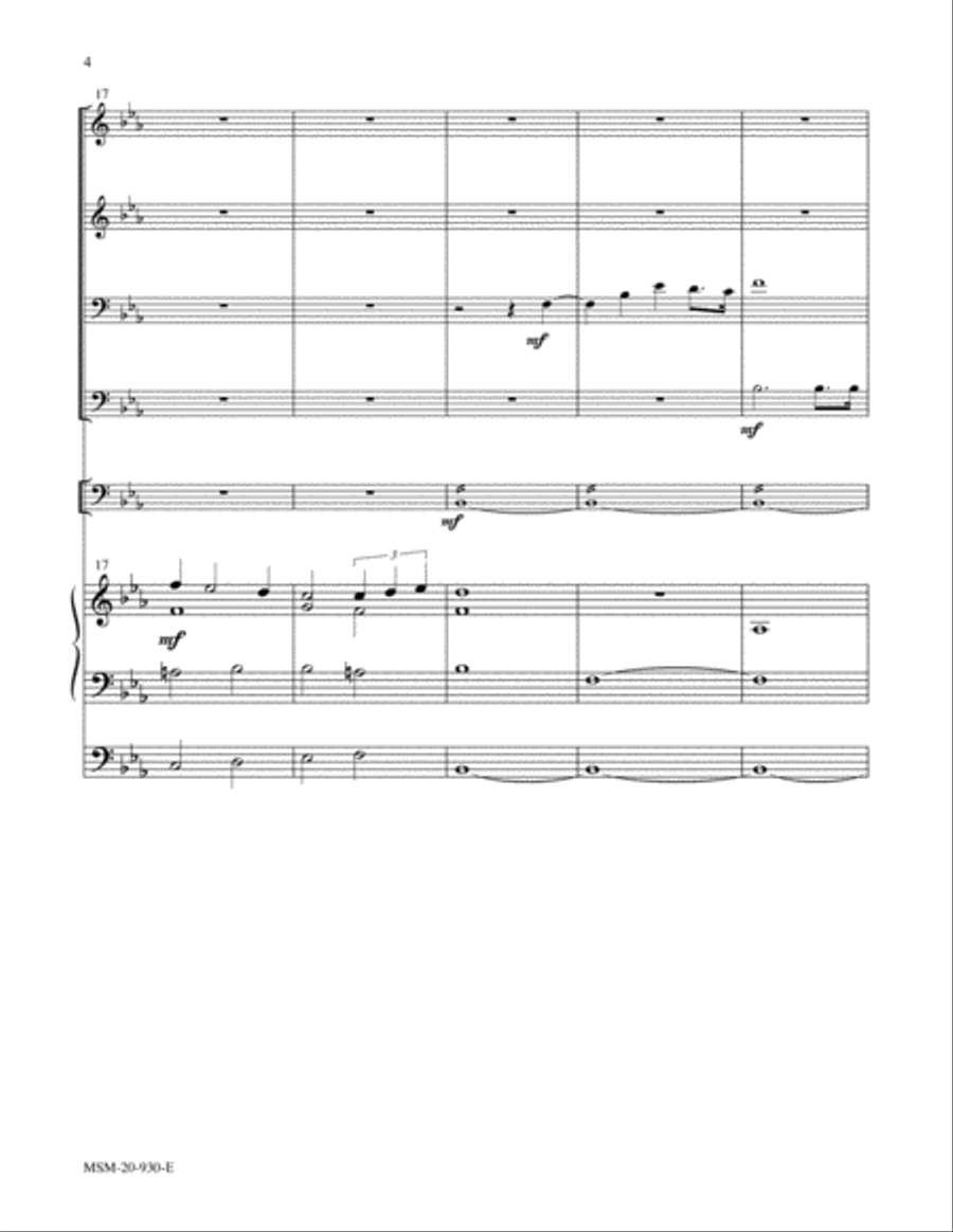 Solemn Processional (from Solemn Entrance of the Knights of the Order of St. John) Organ scores gallery preview page 4