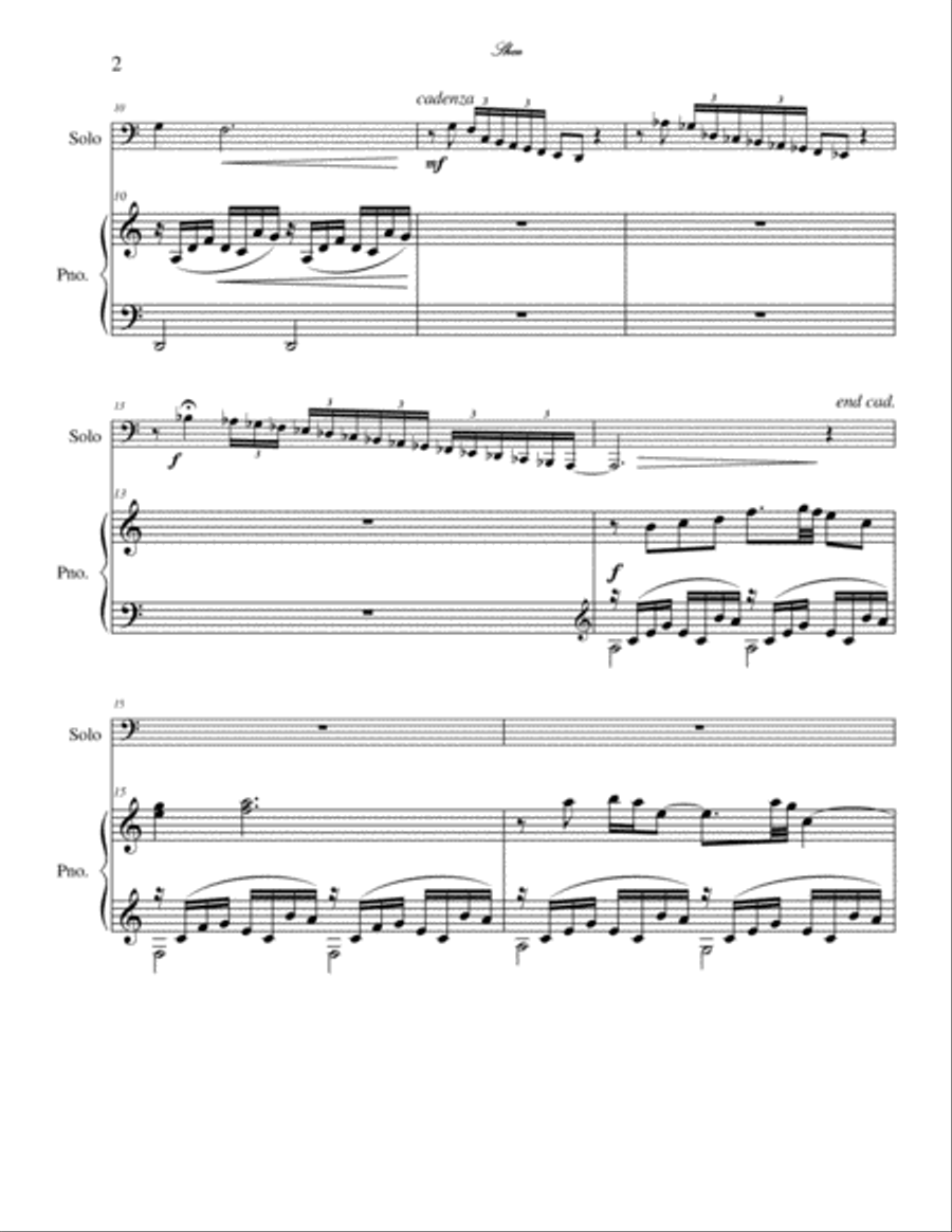 Two Dedications Trombone scores gallery preview page 2